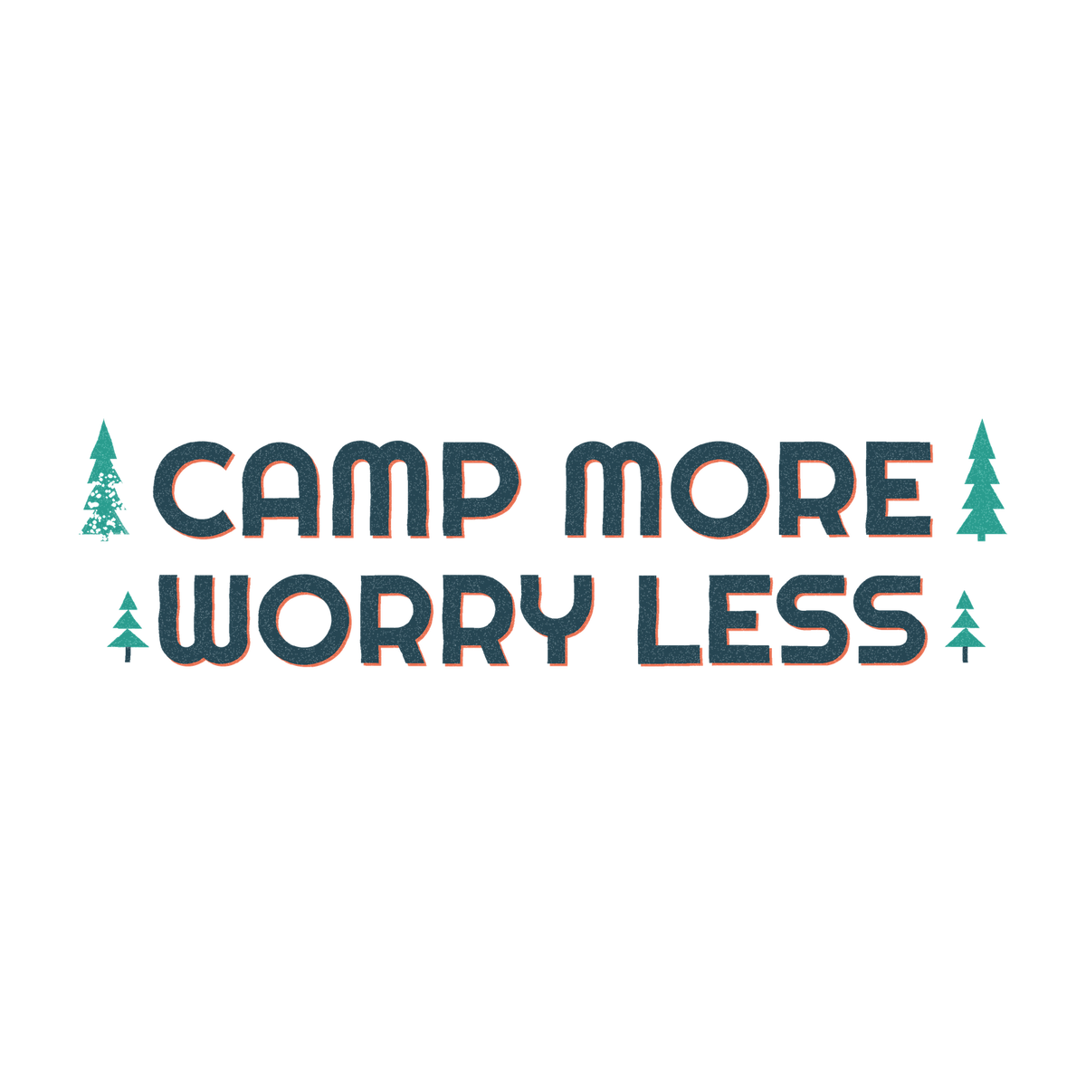 Camp, Lake & Trail collection — campfire graphic