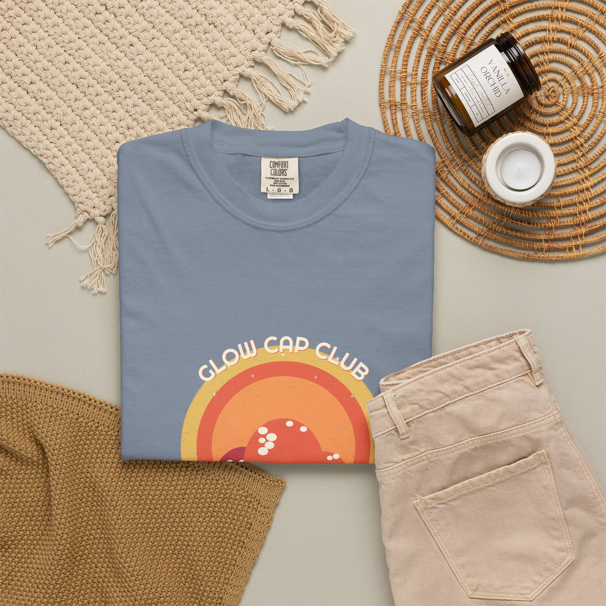 Glow Cap Club Tee by Retro Vibes — product view 8