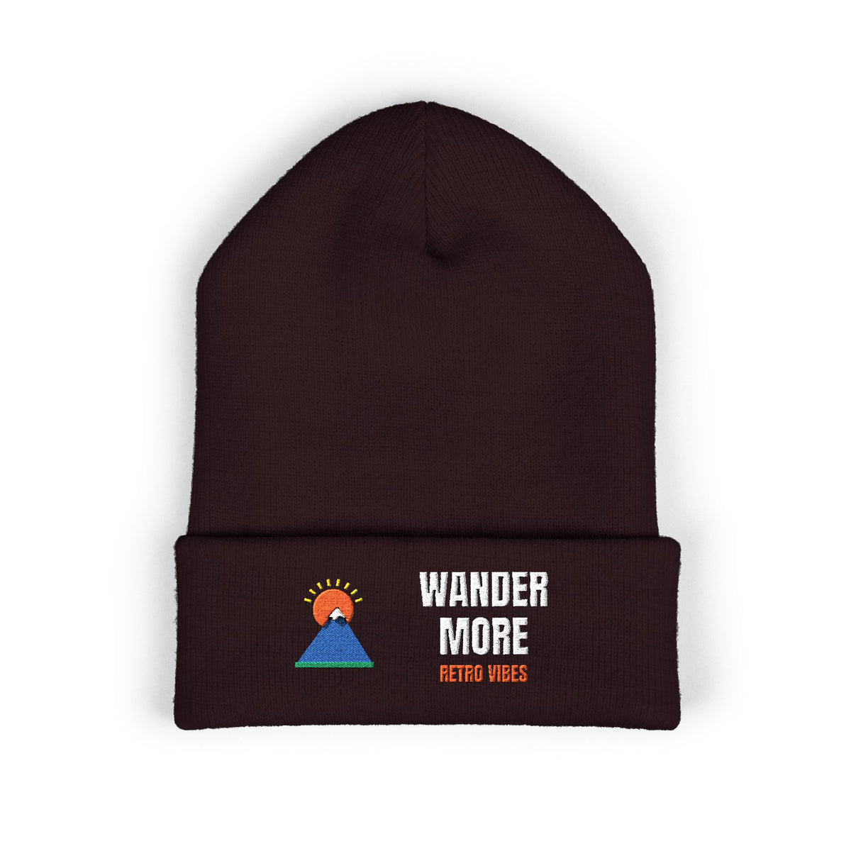 Wander More Beanie — Retro Vibes