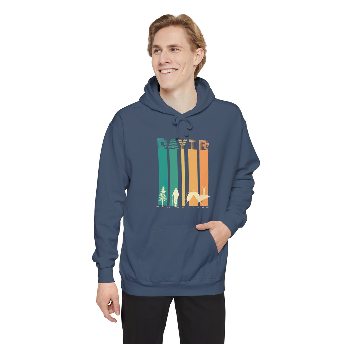 Day Tripper Stripes Hoodie — Retro Vibes