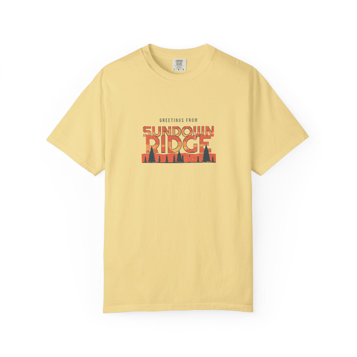 Greetings from Sundown Ridge Tee — Retro Vibes
