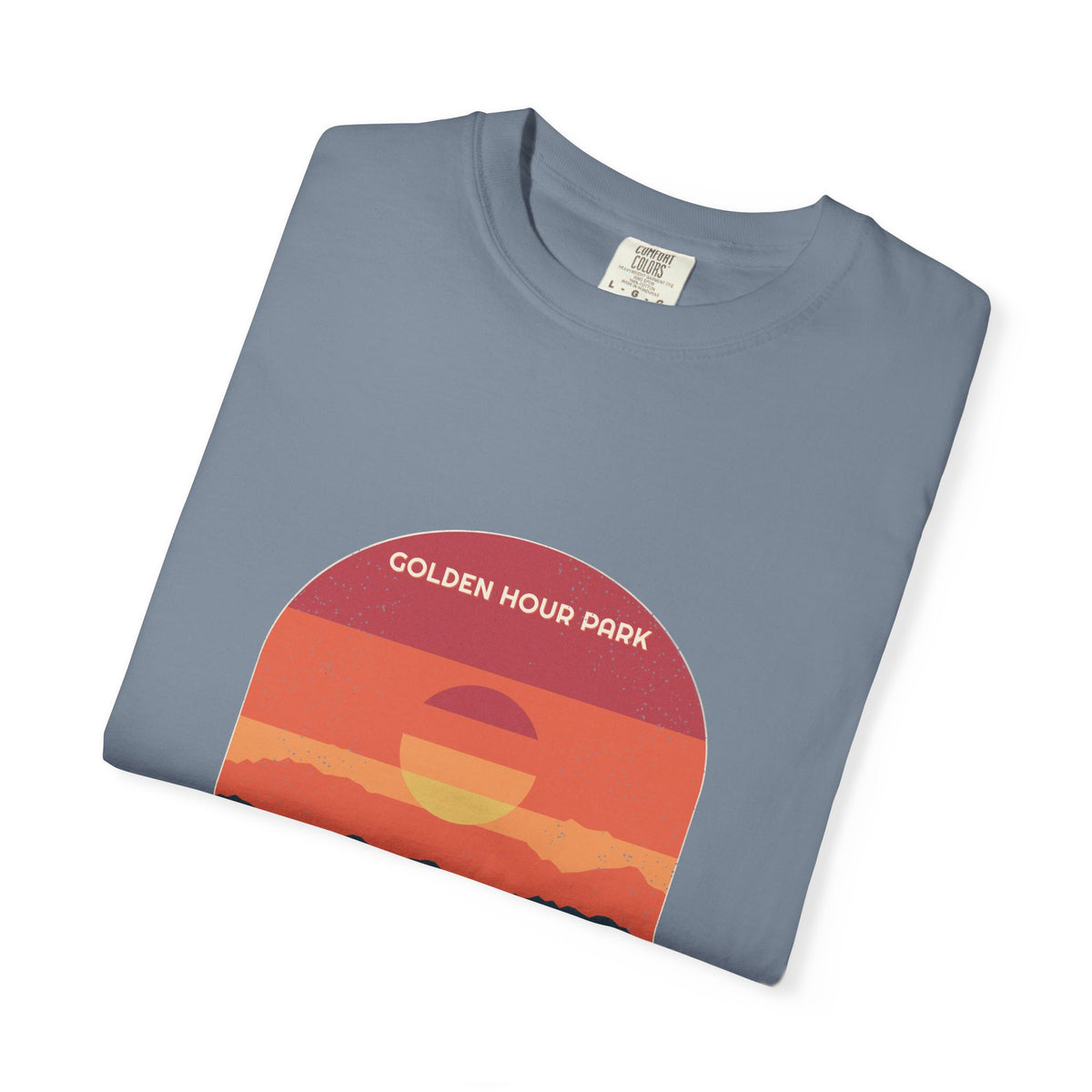 Golden Hour Park Tee — Retro Vibes