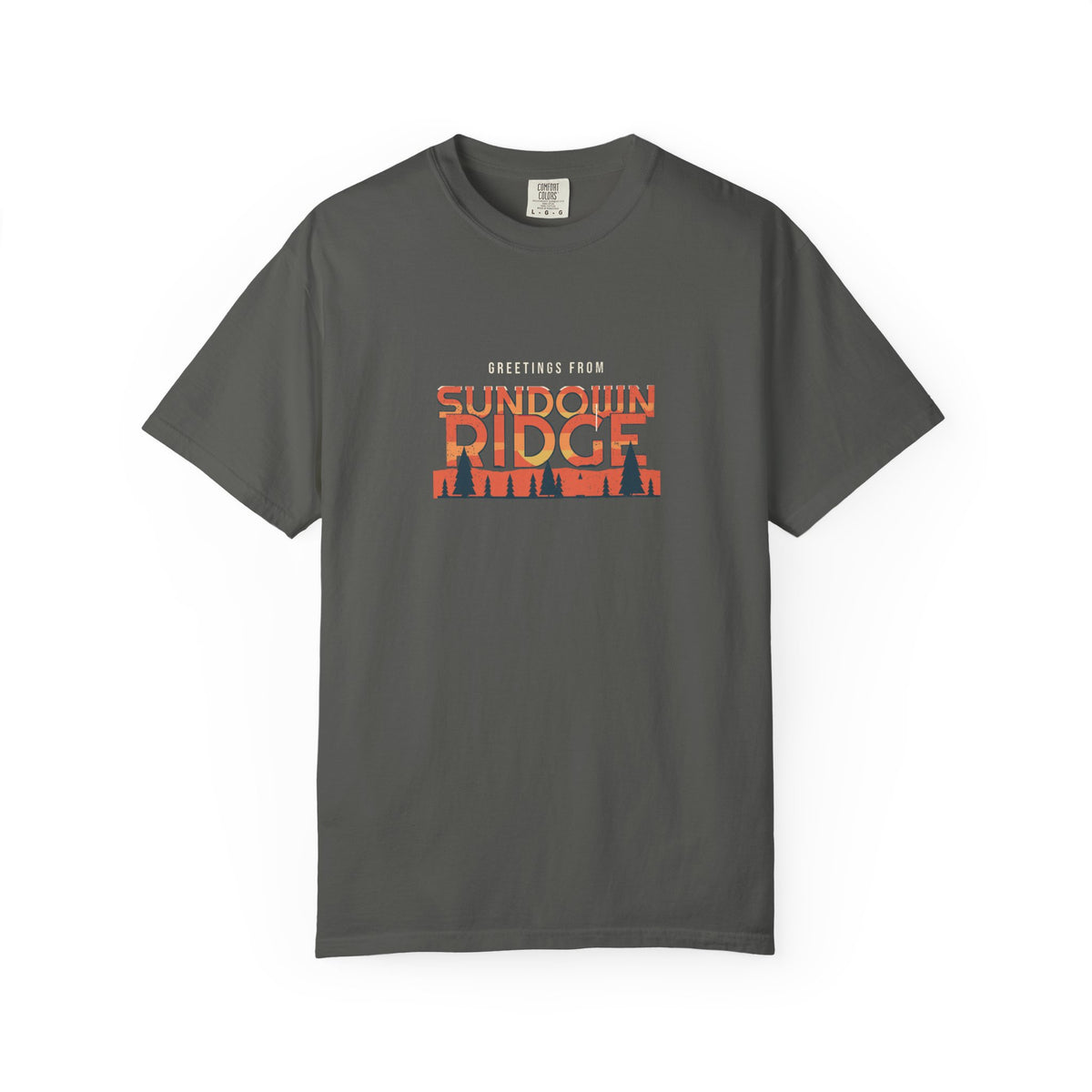Greetings from Sundown Ridge Tee — Retro Vibes
