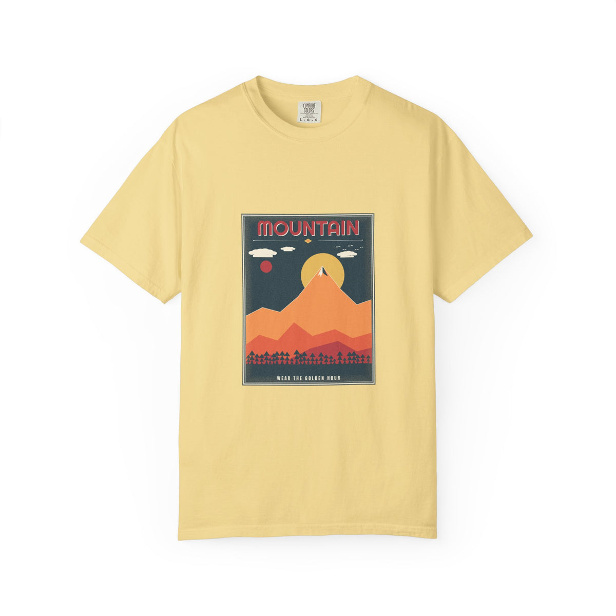 Mountain Poster Tee — Retro Vibes