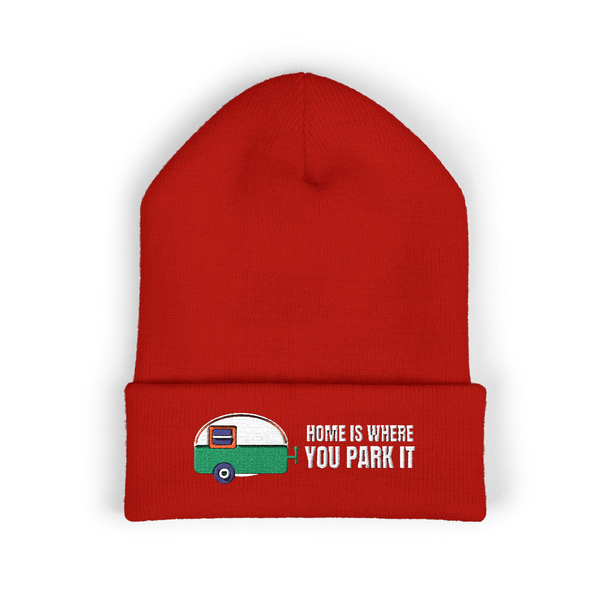 Home Is Where You Park It Beanie — Retro Vibes