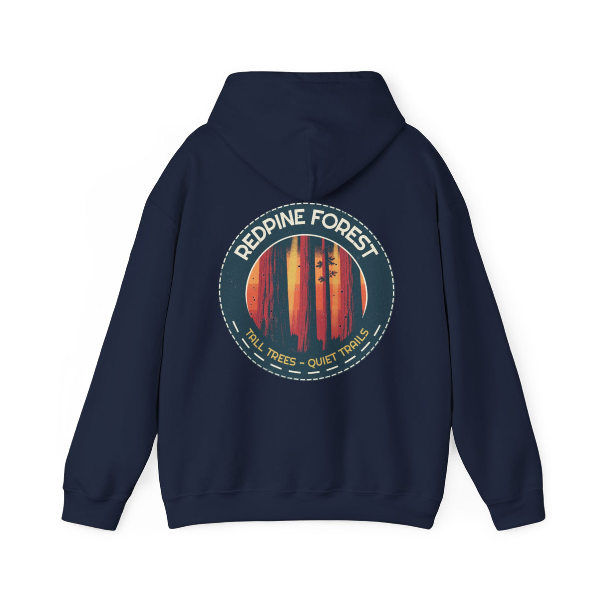 Redpine Forest Badge Hoodie — Retro Vibes