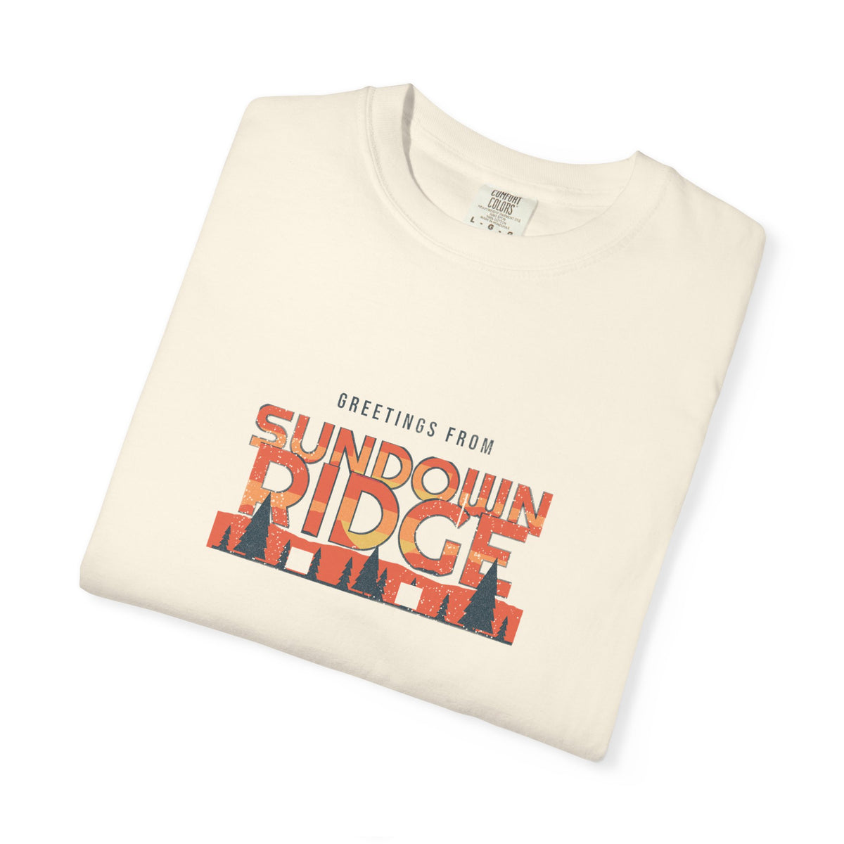 Greetings from Sundown Ridge Tee by Retro Vibes — product view 5