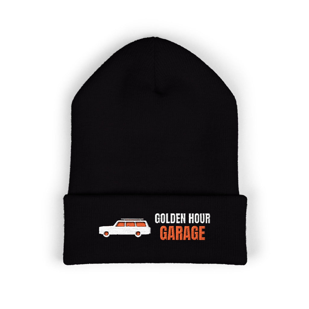 Golden Hour Garage Beanie by Retro Vibes — product view 3