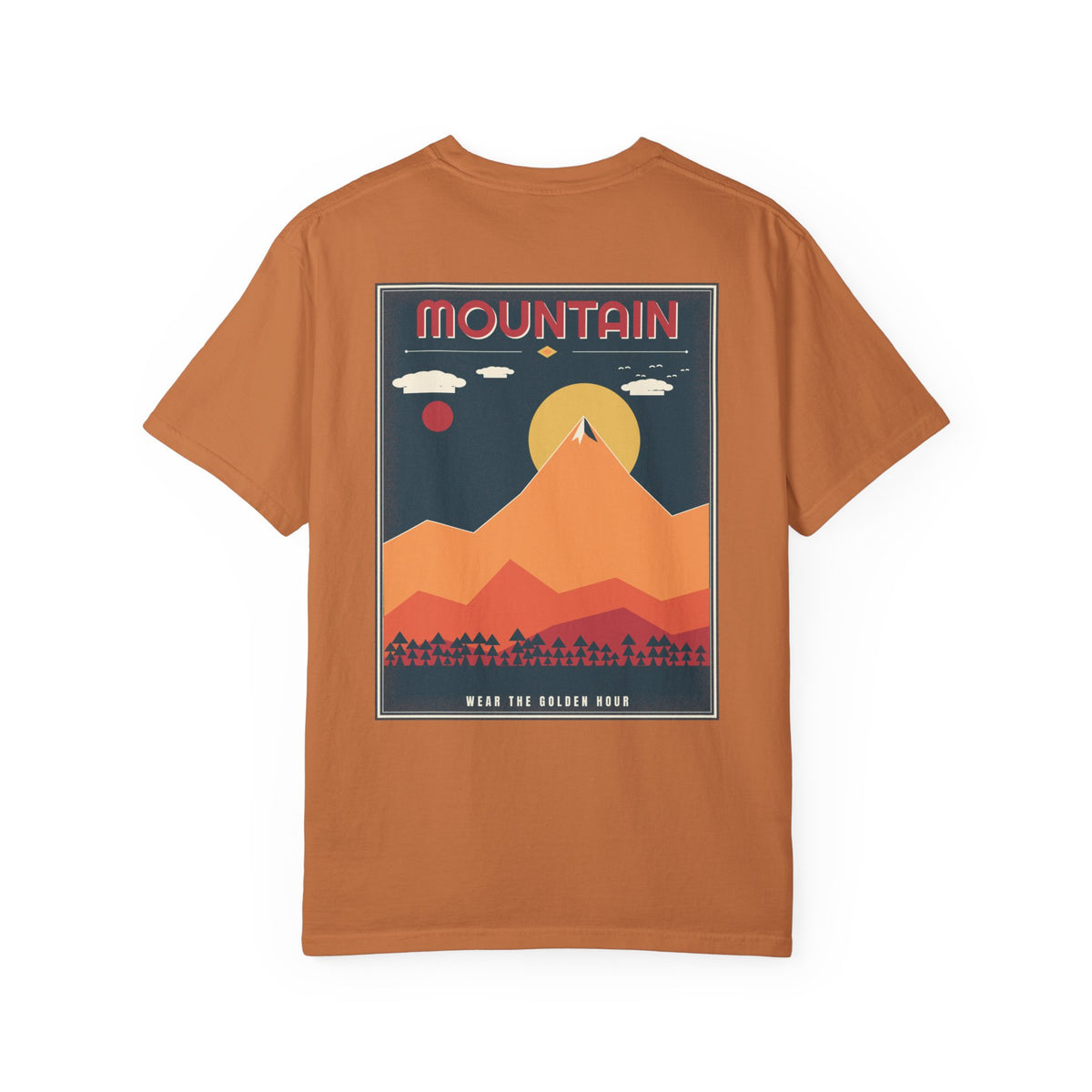 Mountain Poster Tee — Retro Vibes