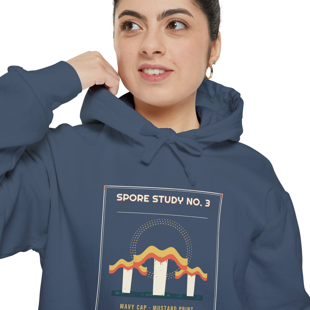 Spore Study No. 3 — Wavy Cap Hoodie — Retro Vibes