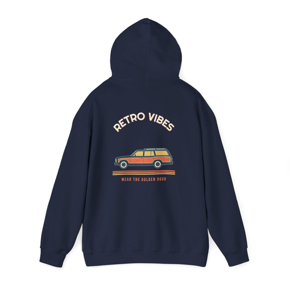 Wagon Wordmark Hoodie — Retro Vibes
