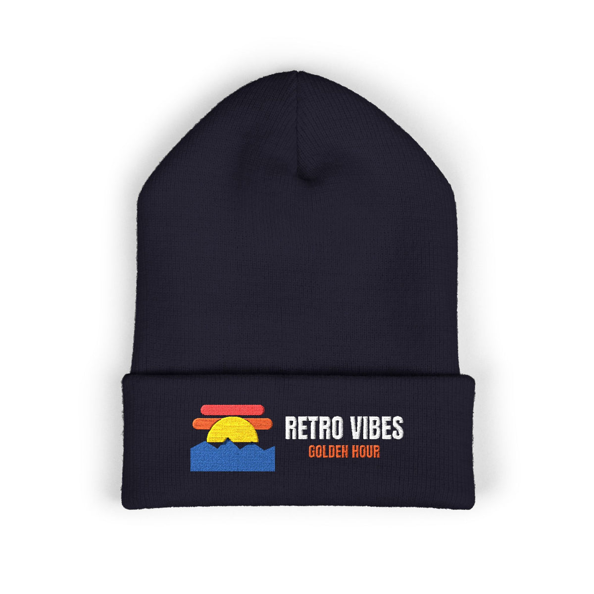 Sun Badge Beanie by Retro Vibes — product view 2