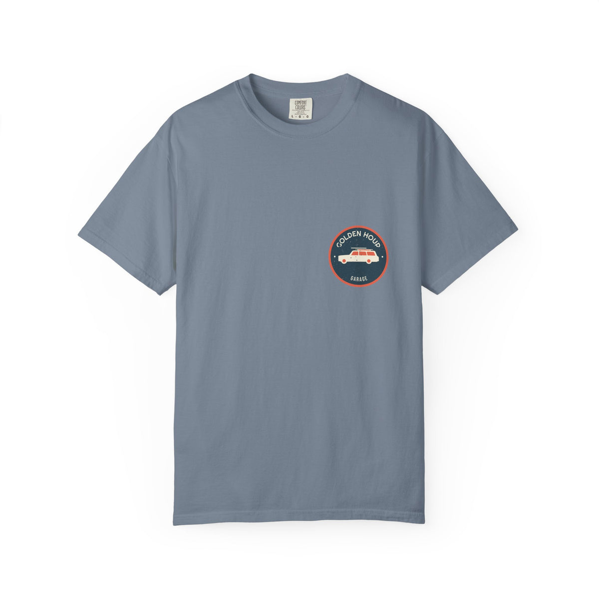 Golden Hour Garage Glyph Tee by Retro Vibes — product view 2