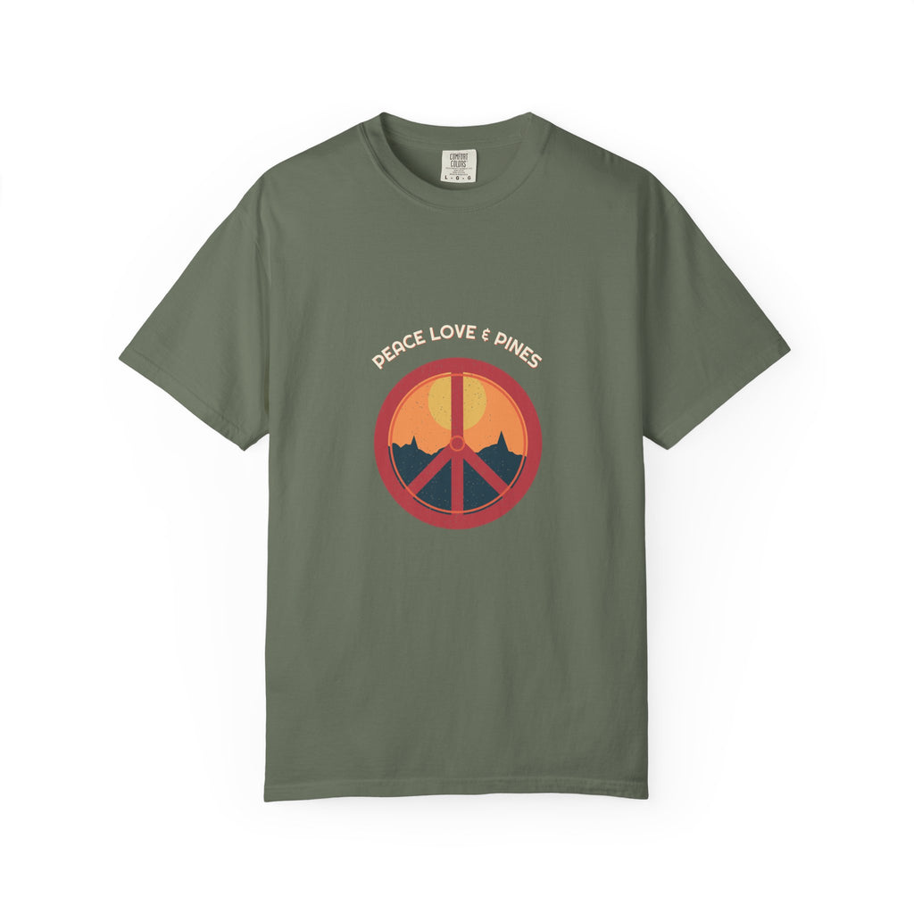 Peace Love & Pines Tee — Retro Vibes