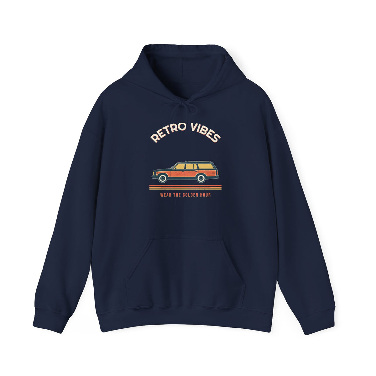 Wagon Wordmark Hoodie — Retro Vibes