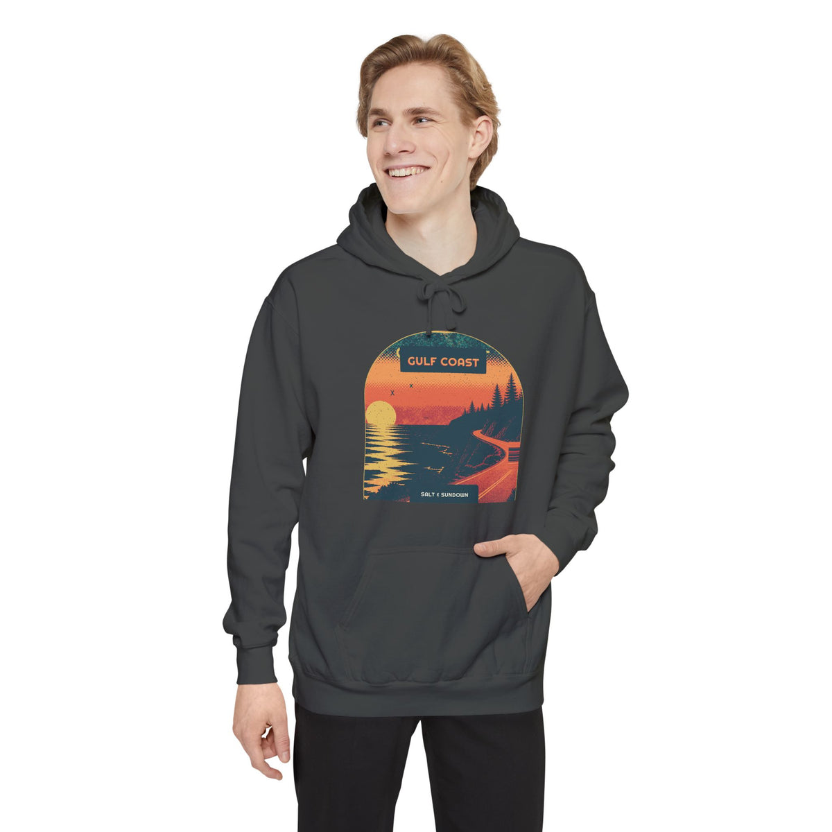 Gulf Coast Hoodie by Retro Vibes — product view 5