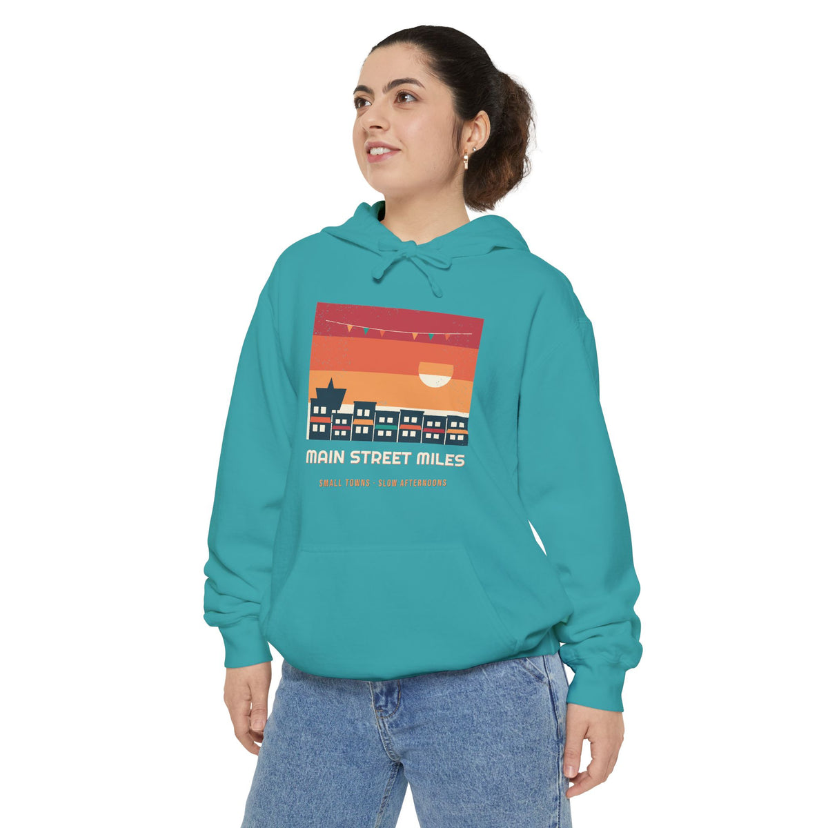 Main Street Miles Hoodie by Retro Vibes — product view 3