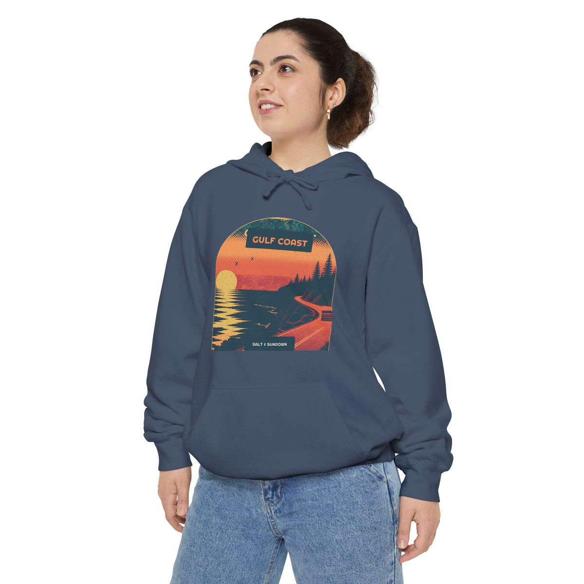 Gulf Coast Hoodie by Retro Vibes — product view 6