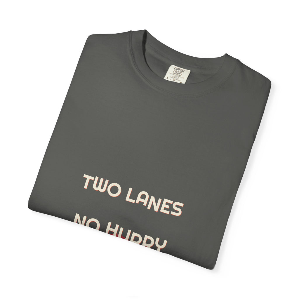 Two Lanes, No Hurry Tee by Retro Vibes — product view 8