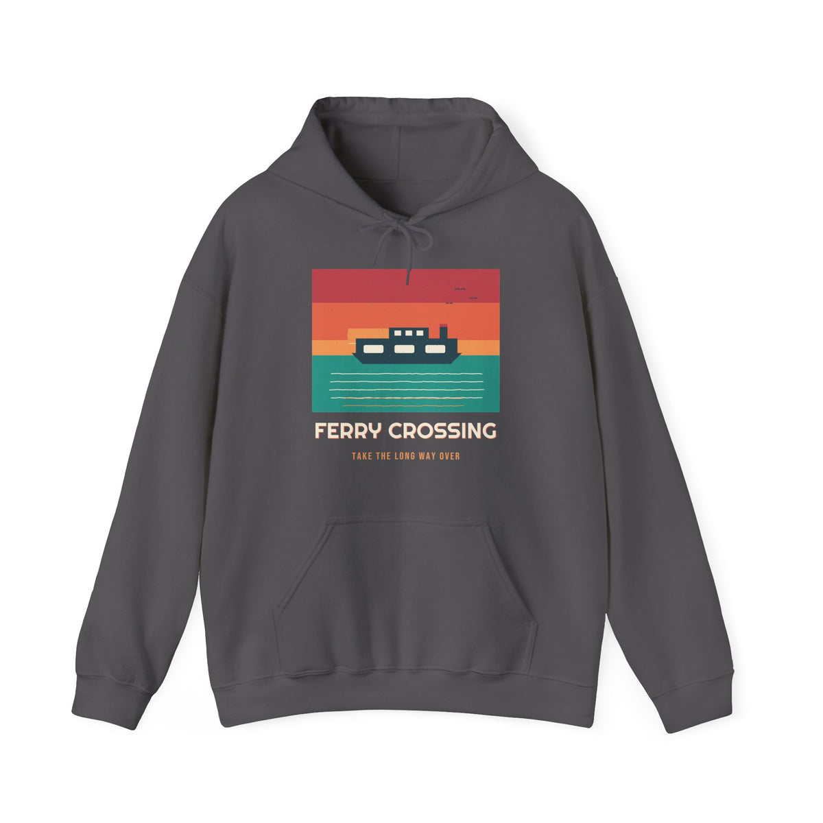 Ferry Crossing Hoodie — Retro Vibes