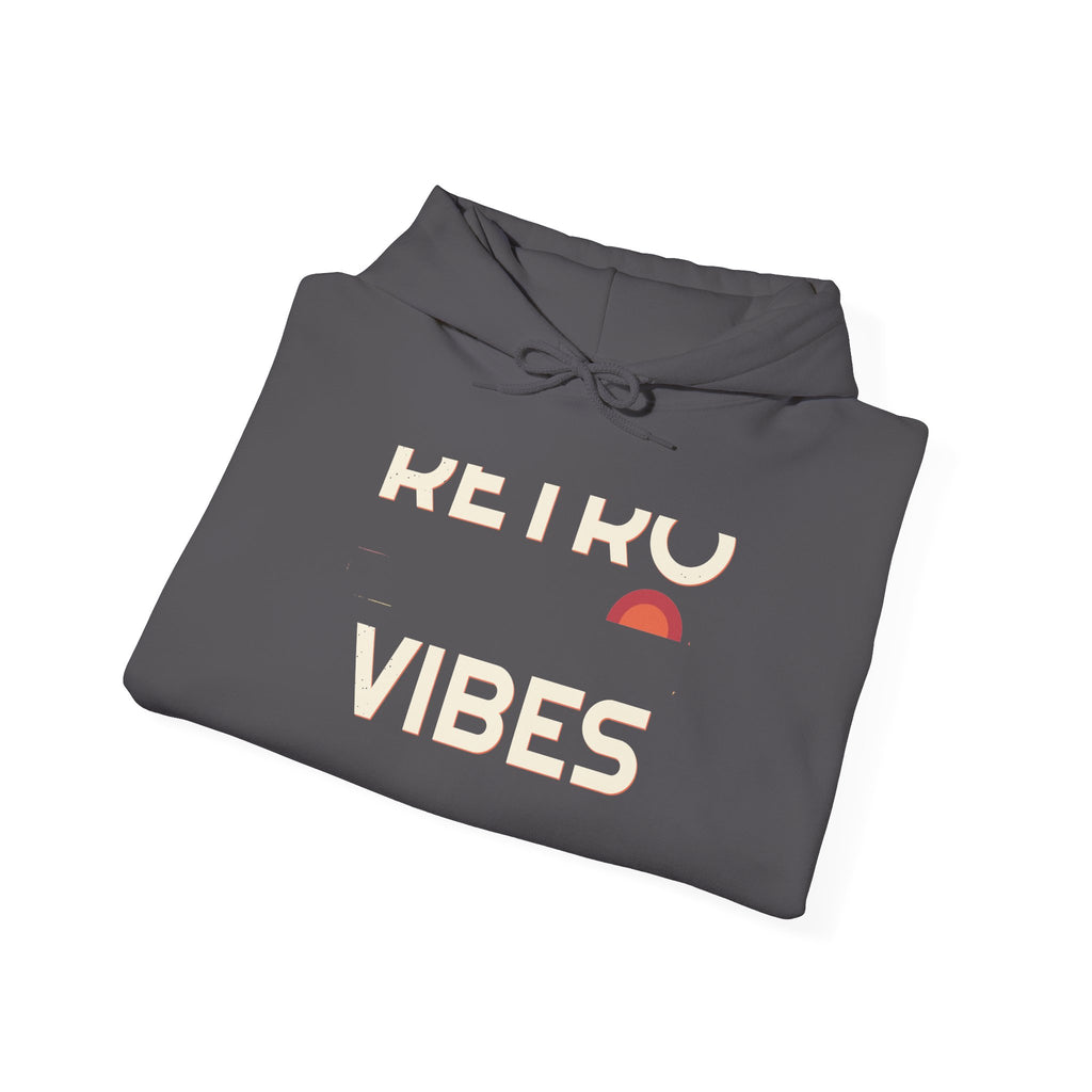 Stacked Wordmark Hoodie — Retro Vibes