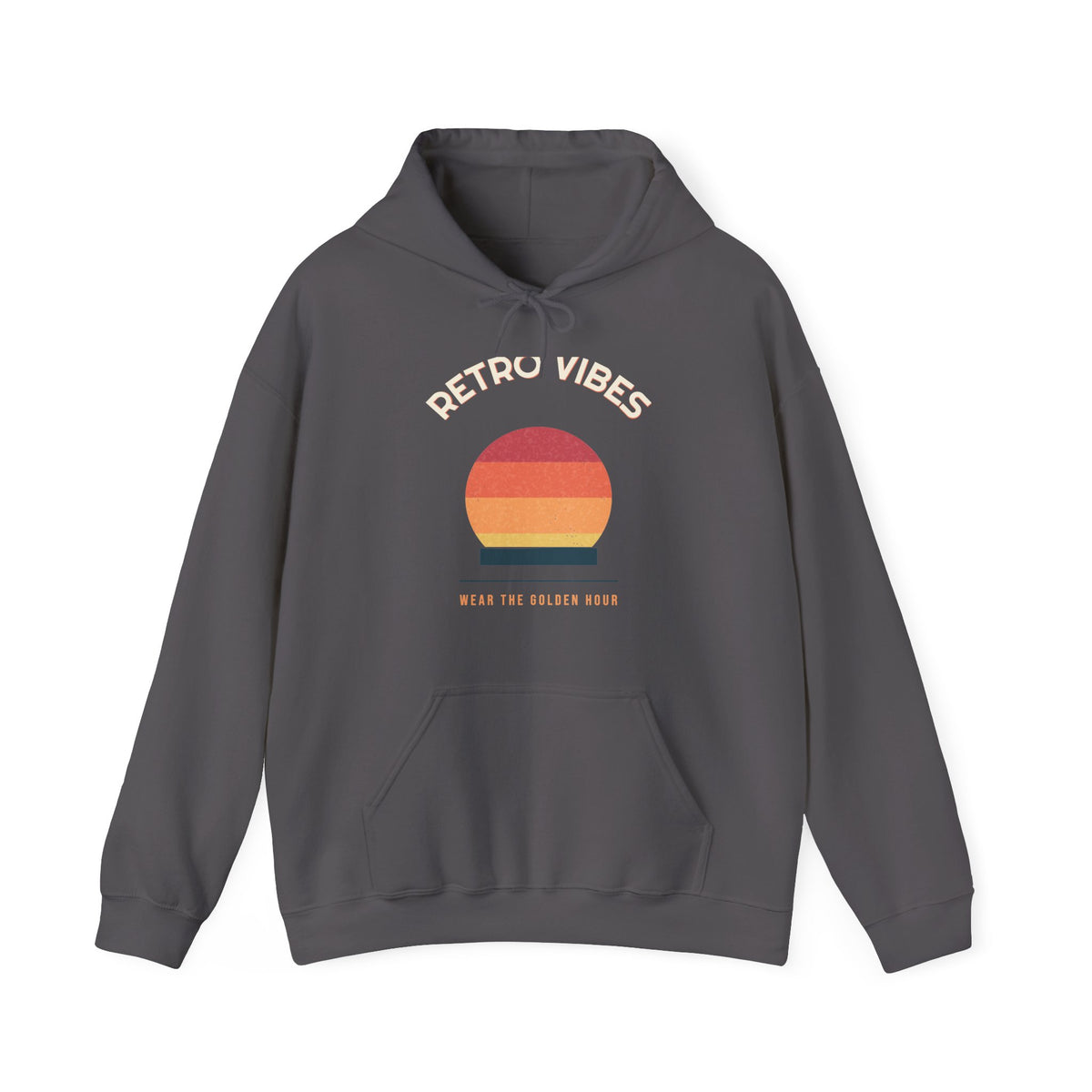 Arch Wordmark Hoodie — Retro Vibes