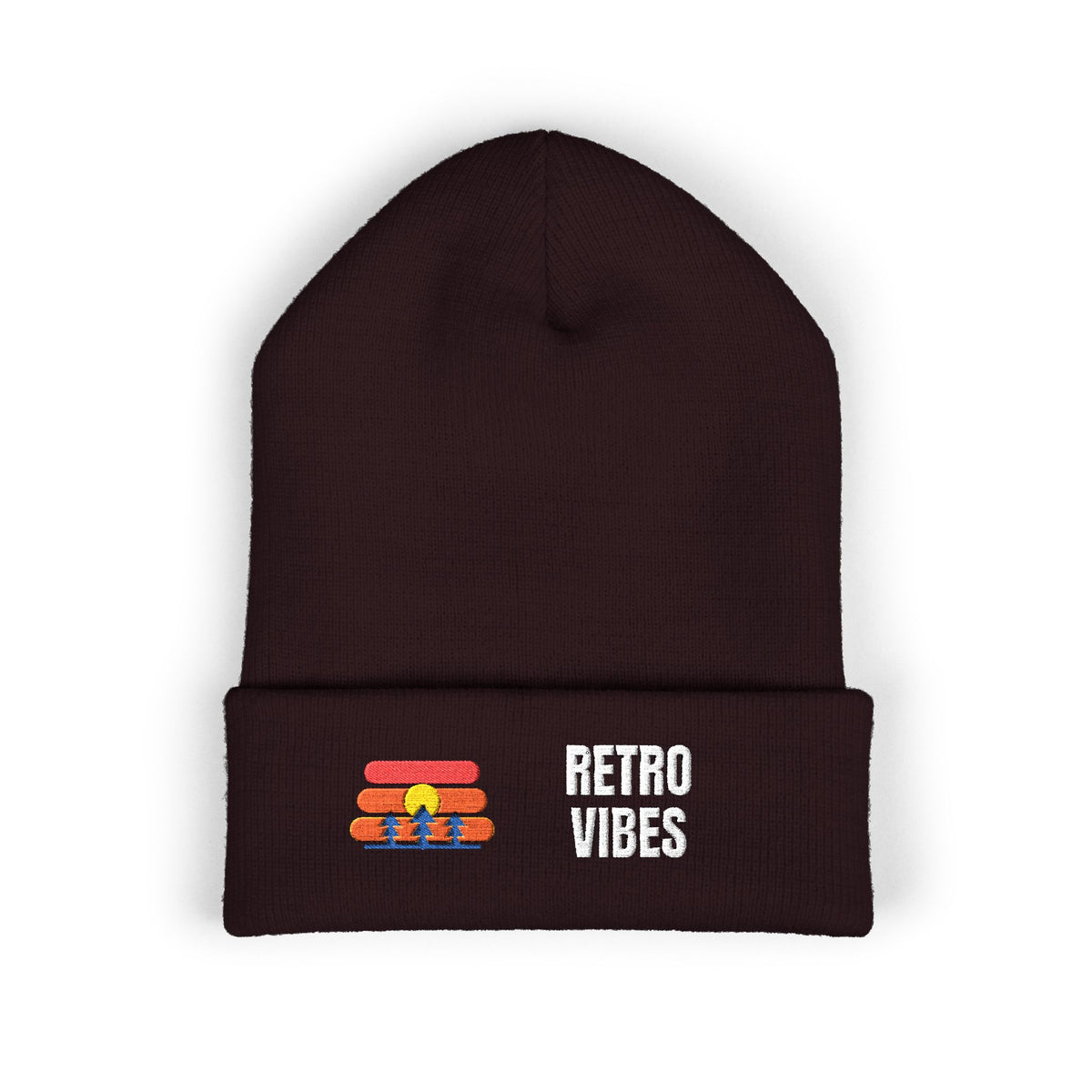 Crest Ring Badge Beanie — Retro Vibes