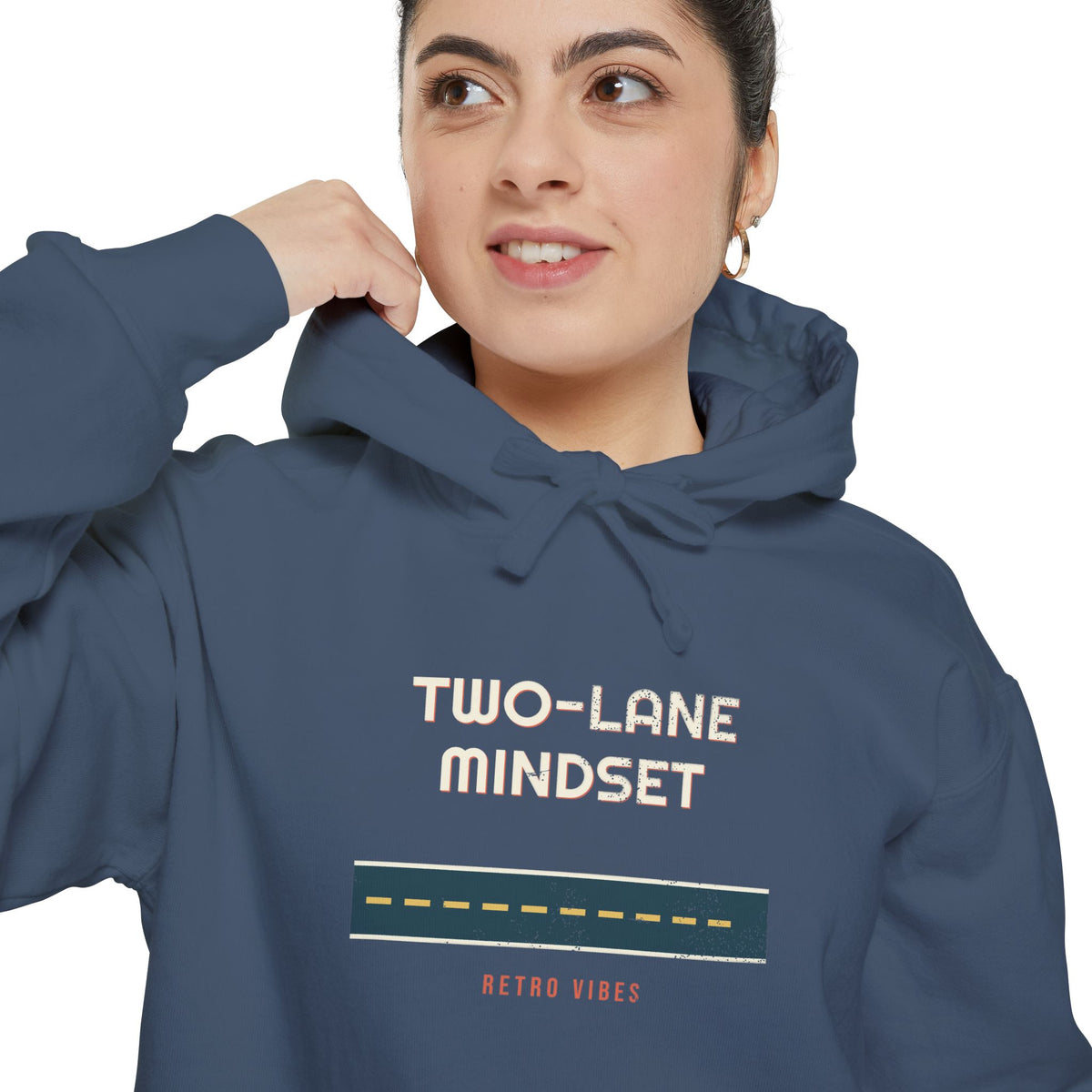 Two-Lane Mindset Hoodie by Retro Vibes — product view 7