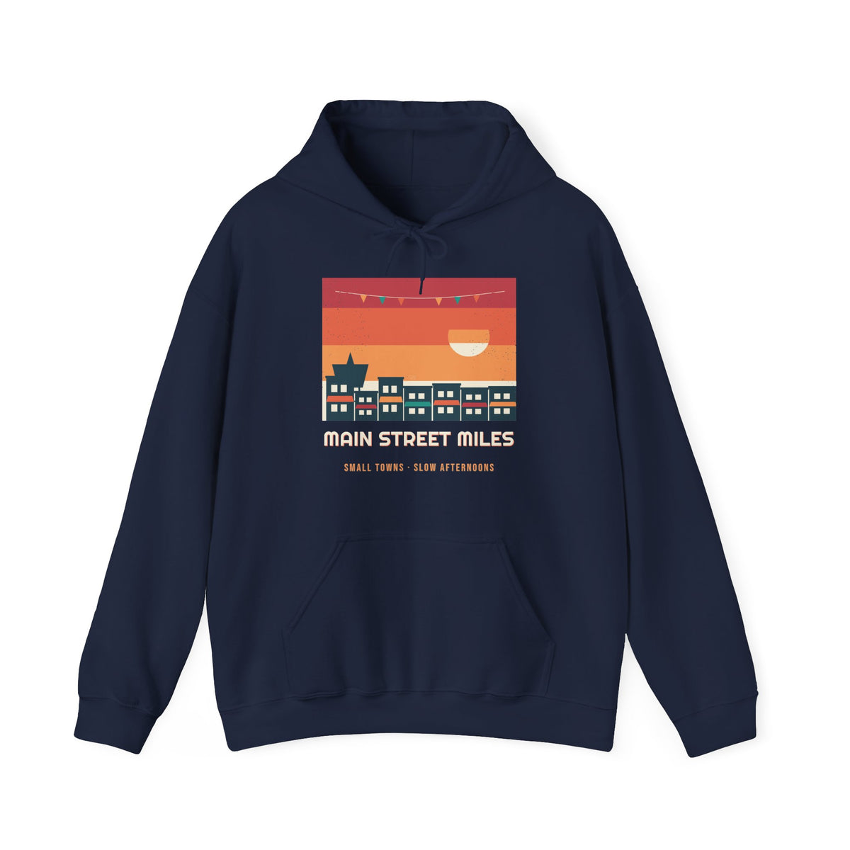 Main Street Miles Hoodie — Retro Vibes