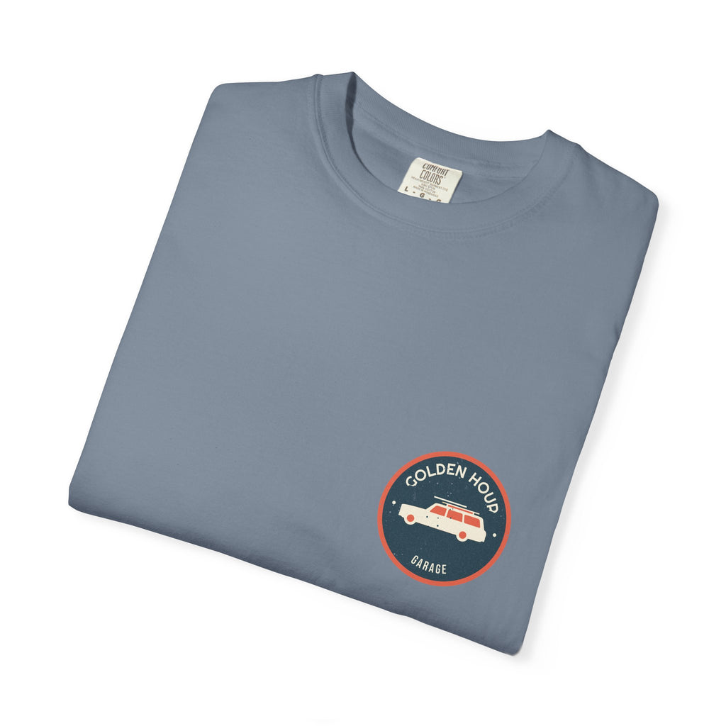 Golden Hour Garage Glyph Tee by Retro Vibes — product view 7