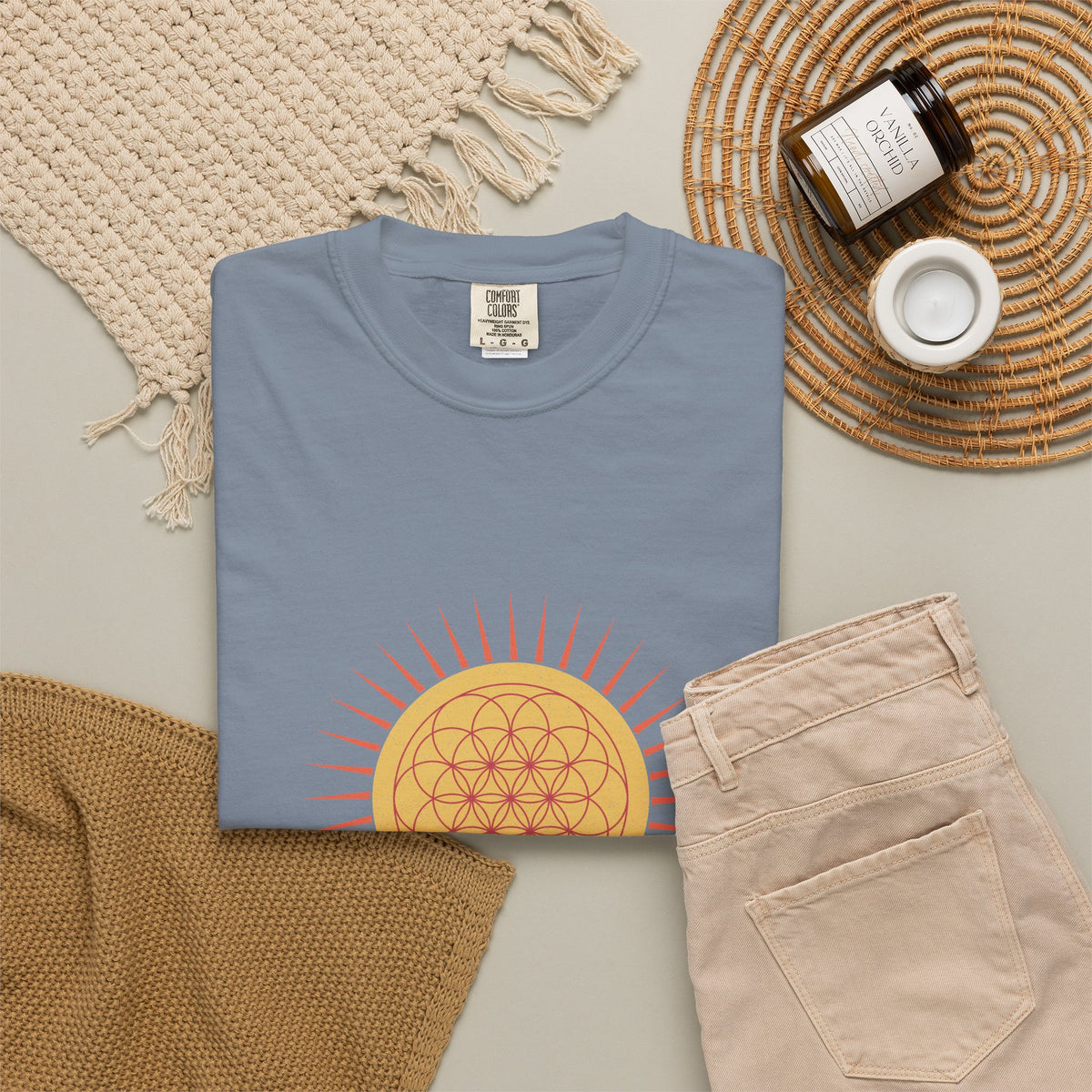 Solar Bloom Tee — Retro Vibes