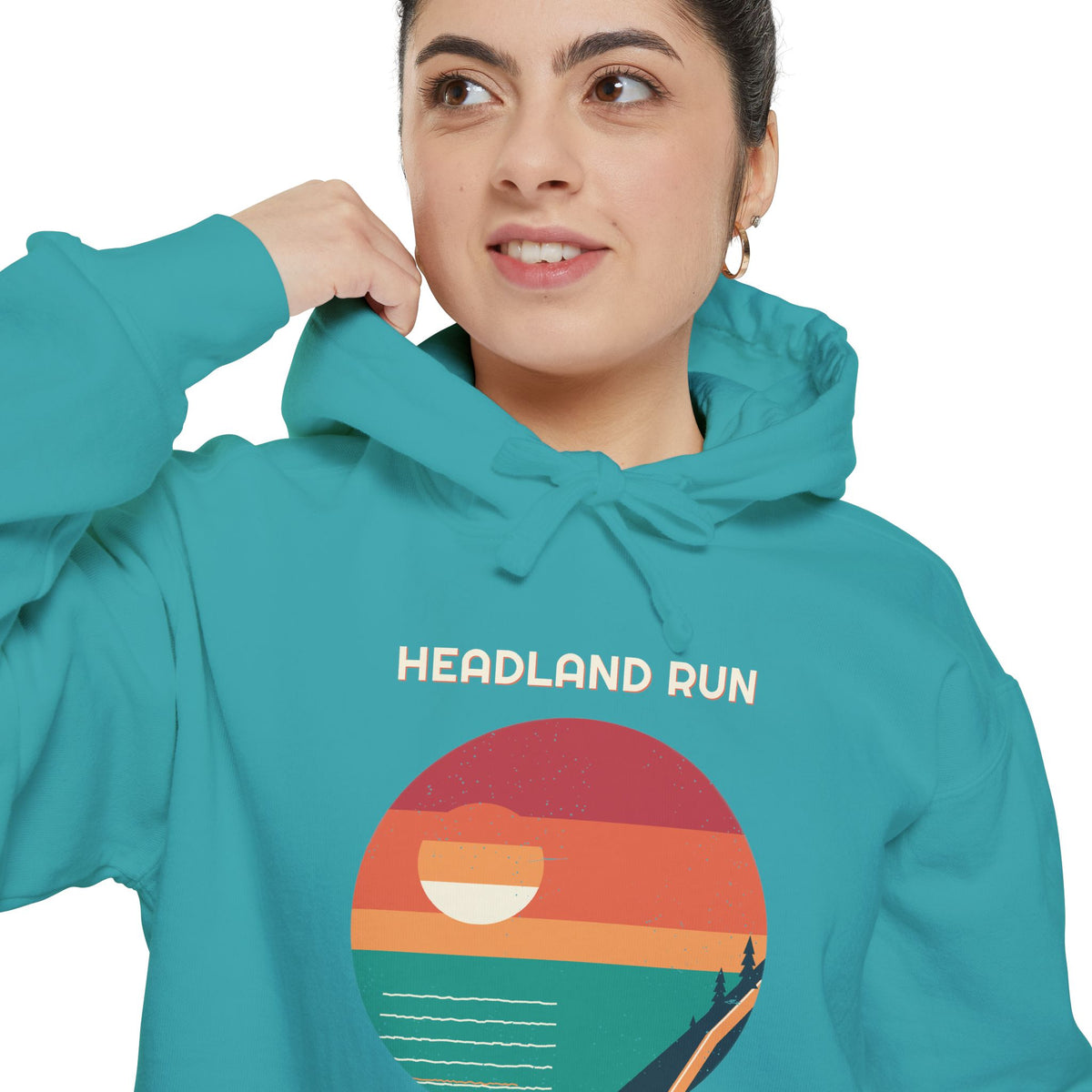 Headland Run Hoodie by Retro Vibes — product view 7
