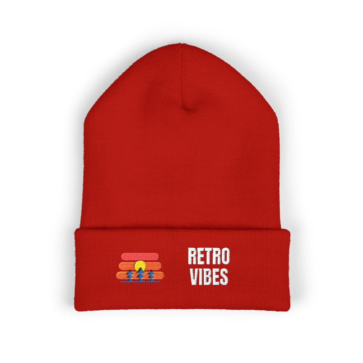 Crest Ring Badge Beanie — Retro Vibes