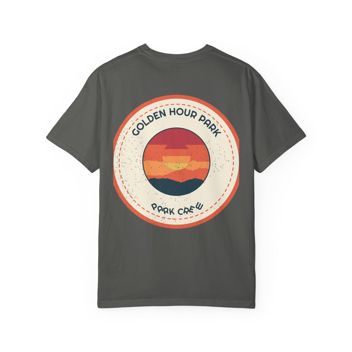 Golden Hour Park Patch Tee — Retro Vibes