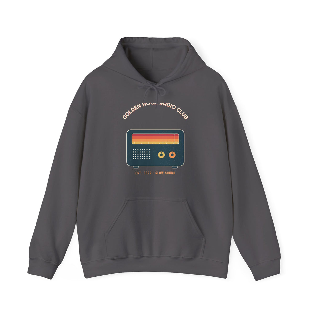 Golden Hour Radio Club Hoodie — Retro Vibes