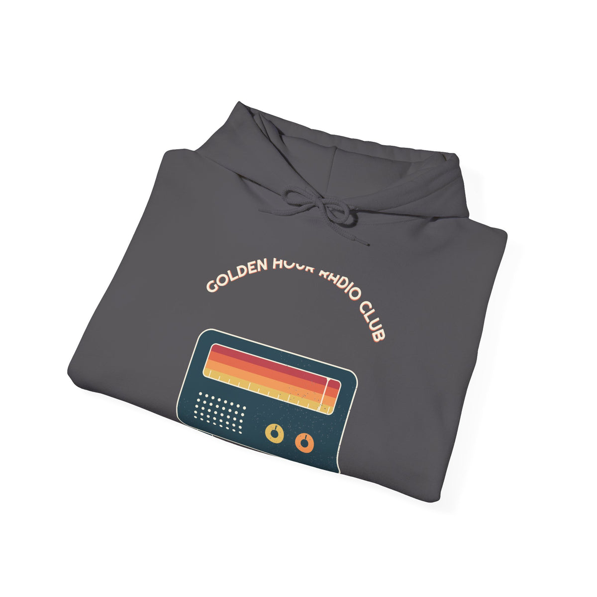 Golden Hour Radio Club Hoodie — Retro Vibes