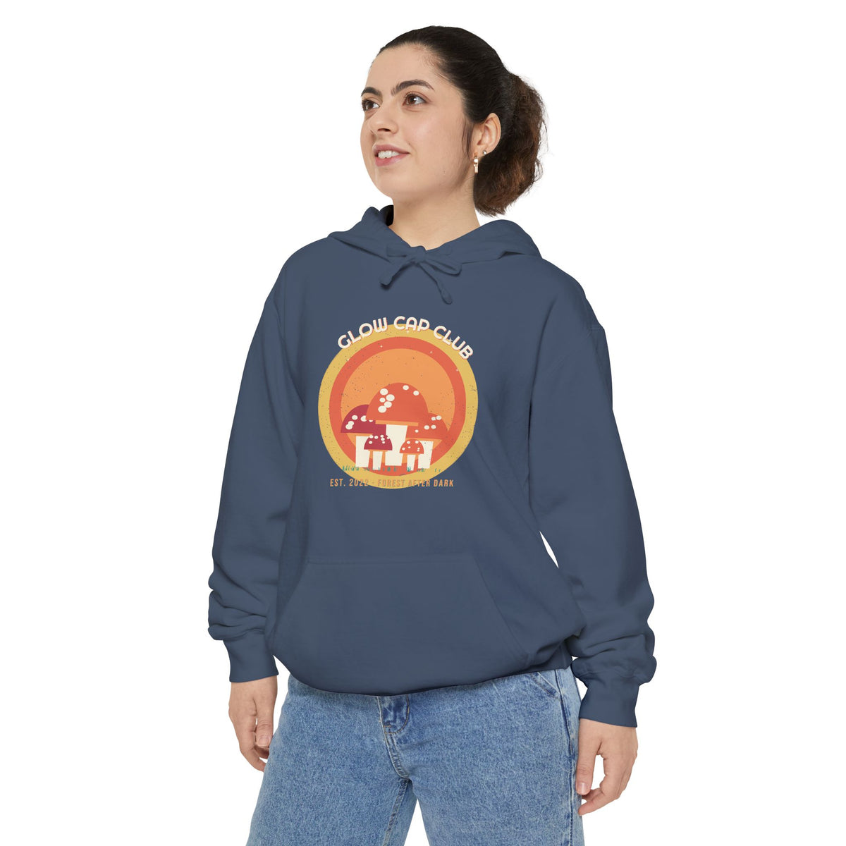 Glow Cap Club Hoodie by Retro Vibes — product view 6