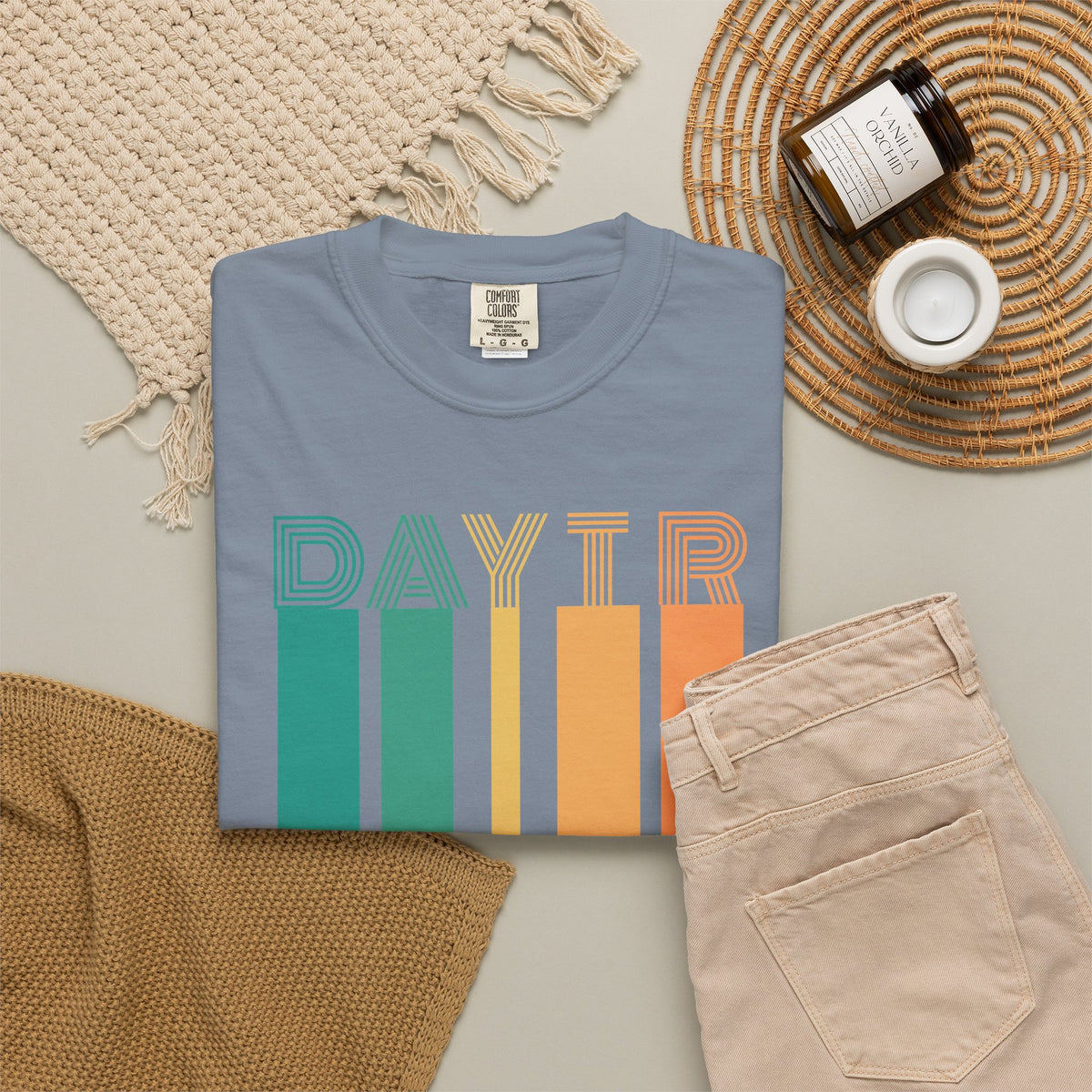Day Tripper Stripes Tee — Retro Vibes