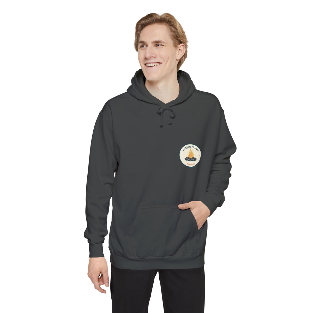 Fireside Hours Hoodie by Retro Vibes — product view 5