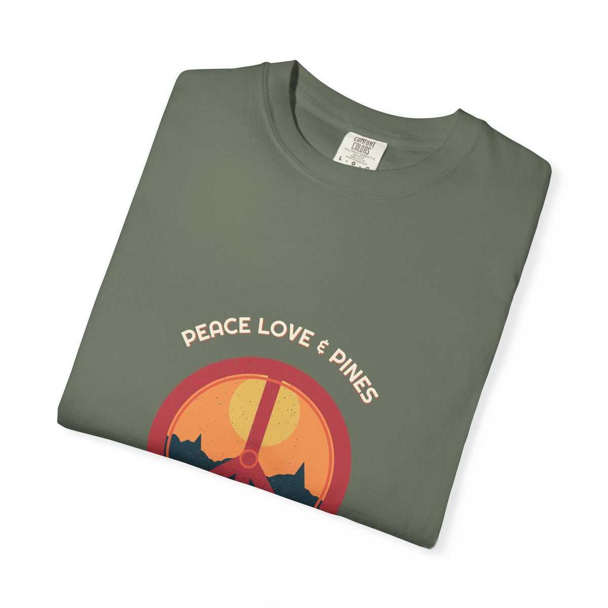 Peace Love & Pines Tee — Retro Vibes