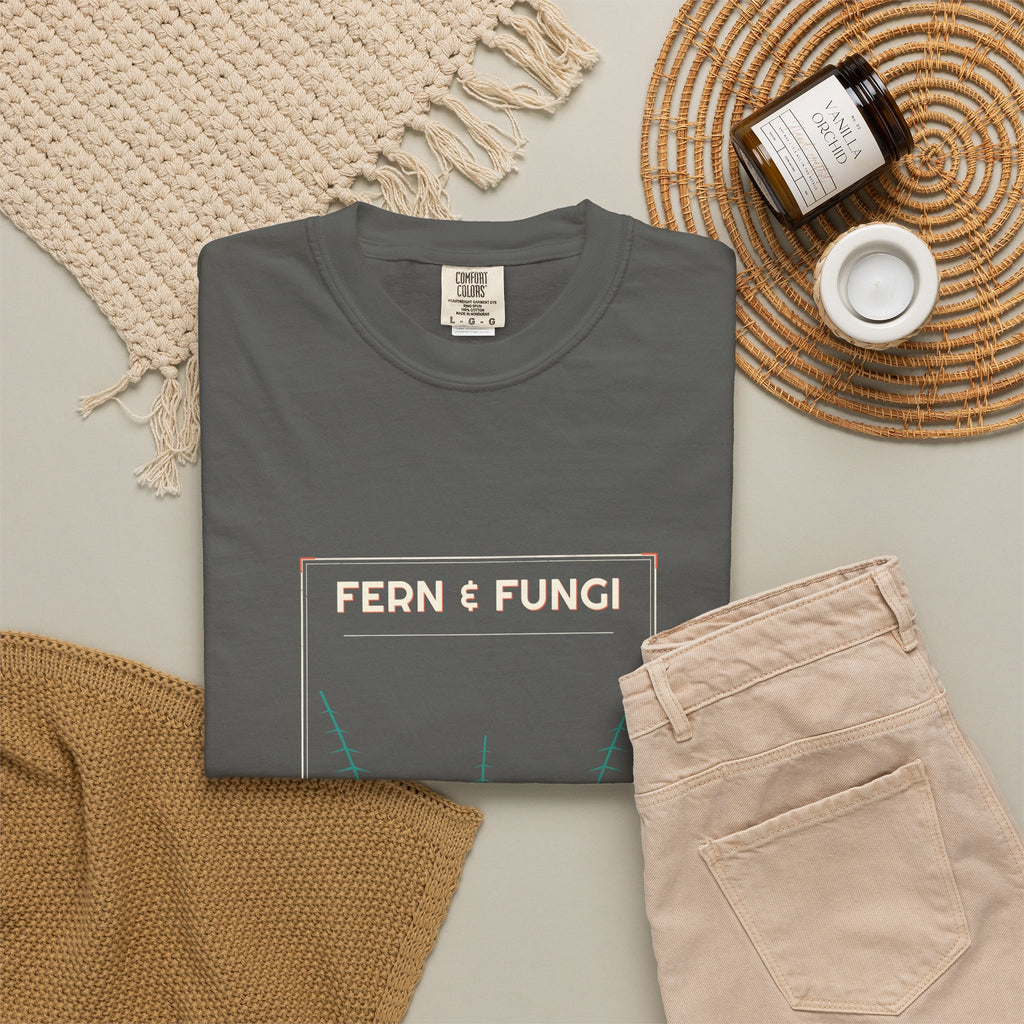 Fern & Fungi Plate — Retro Vibes