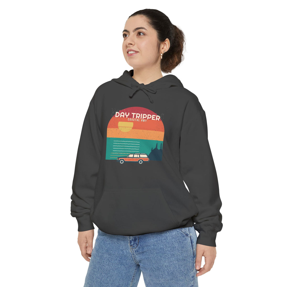 Coastal Day Tripper Hoodie by Retro Vibes — product view 3