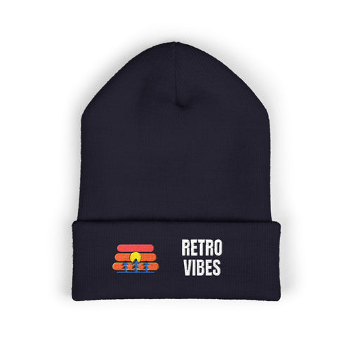 Crest Ring Badge Beanie — Retro Vibes
