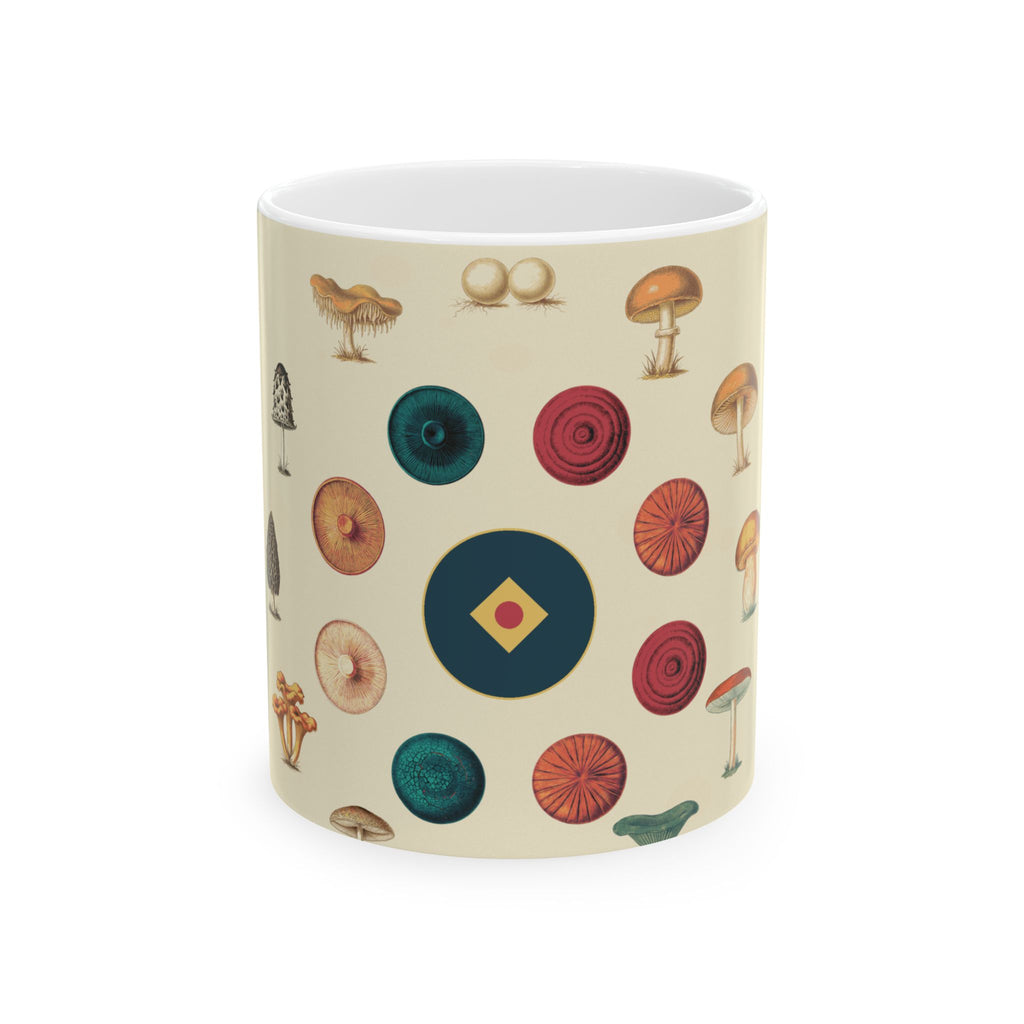 Spore Mandala Ceramic Mug