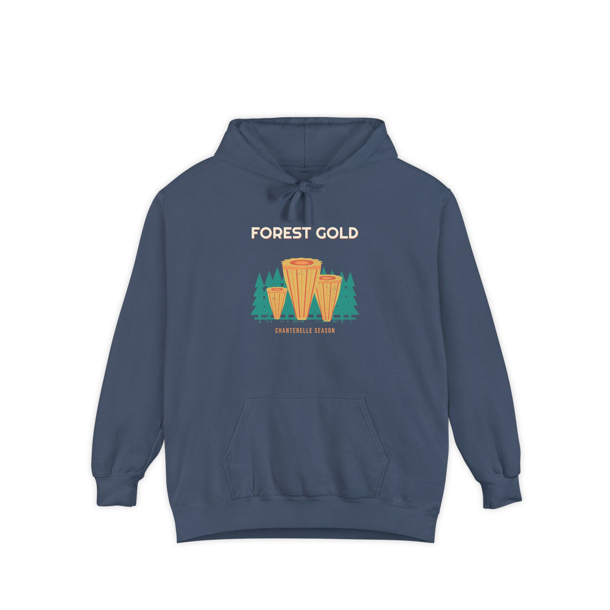 Forest Gold Hoodie by Retro Vibes — product view 2