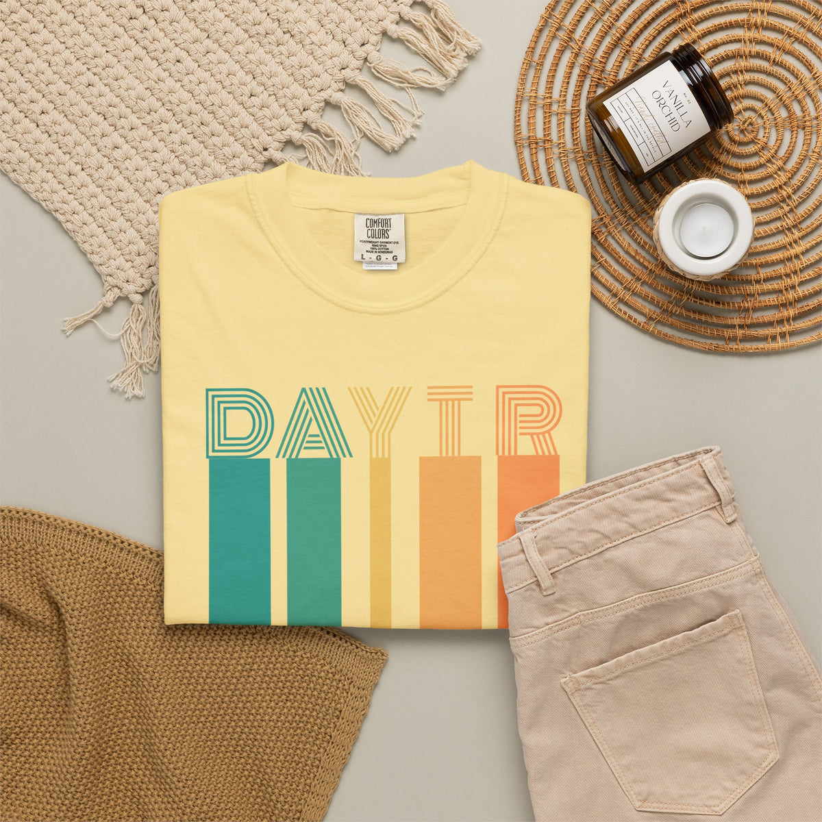 Day Tripper Stripes Tee — Retro Vibes