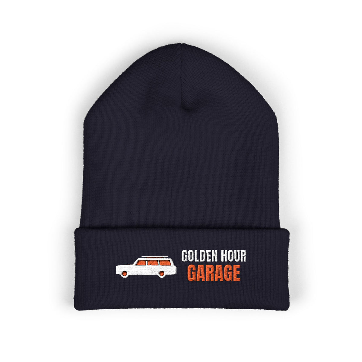 Golden Hour Garage Beanie by Retro Vibes — product view 2