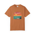 Coastal Day Tripper — a Batch 2 Retro Vibes original in the locked 70s palette, printed on a Comfort Colors 1717 garment-dyed tee by Retro Vibes