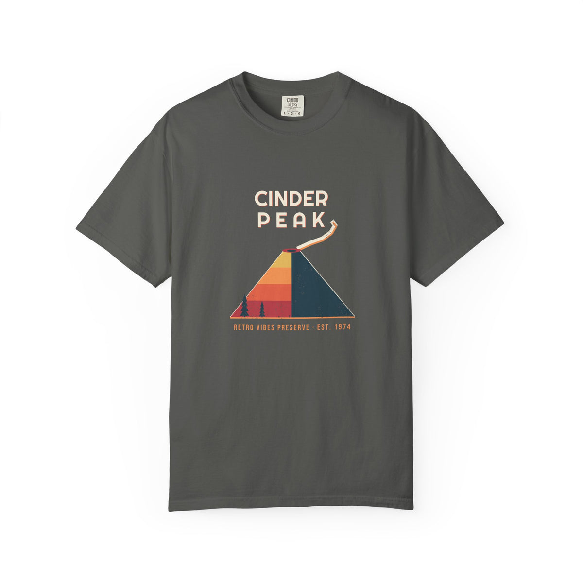 Cinder Peak Tee — Retro Vibes