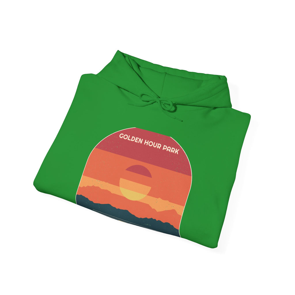 Golden Hour Park Hoodie — Retro Vibes